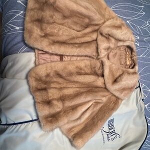 Vintage WM Pinkus San Francisco Tan Mink Fur